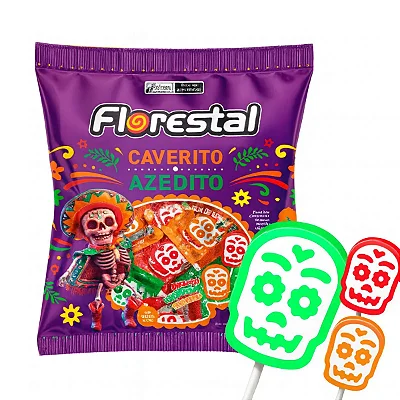 Pirulito Caverito Azedito Sortido 300g – Florestal