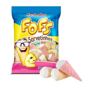 Marshmallows Sorvetinhos Fofs 160g - Florestal