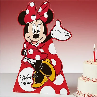Decoração de Mesa Minnie Mouse Red Disney Original 30cm