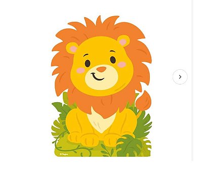Decoração de Chão Safari 65x40cm – Papel Cartão