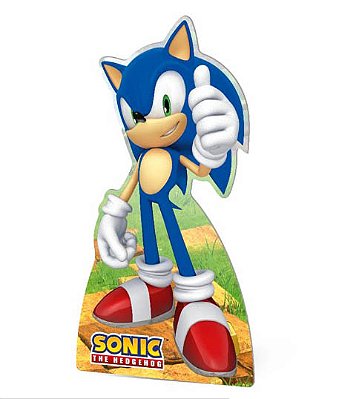 Decoração de Chão Sonic em Material Rígido – 65x34cm