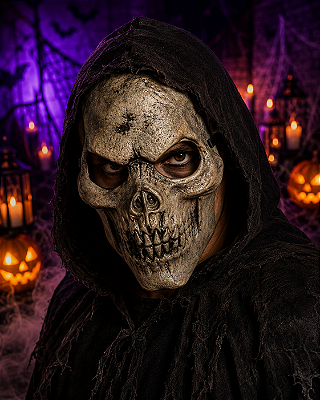 Máscara Halloween Crânio