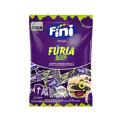 Chiclete Fini Fúria Ácida 140g