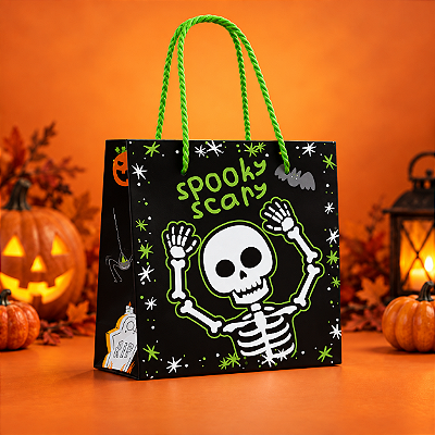Sacola de Papel Spooky Halloween P – 14,3 x 15,5 x 7 cm