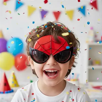 Óculos Menino Teia para Festas e Fantasias