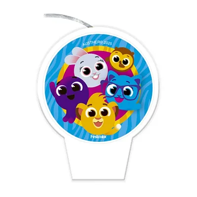 Vela Temática Bolofofos 7cm