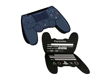 Convite de Festa PlayStation - 8 unidades