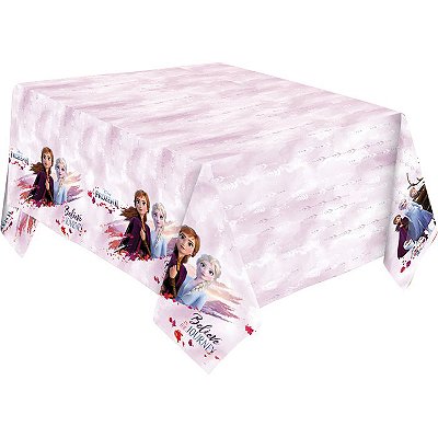 Toalha de Mesa Principal em Papel Festa Frozen - 220cm x 120cm