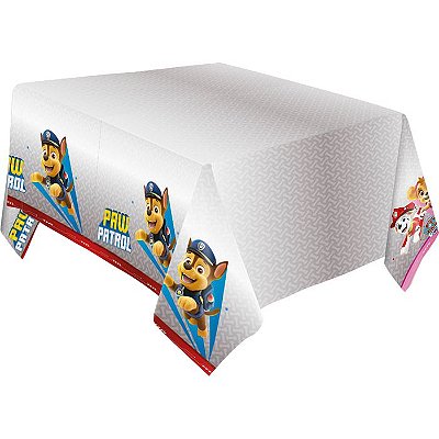 Toalha de Mesa Principal em Papel Festa Patrulha Canina - 220cm x 120cm