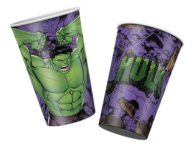 Copo de Festa Hulk - 8 unidades