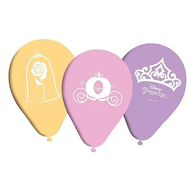 Balão de Festa Princesas Disney - 25 unidades