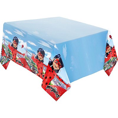 Toalha de Mesa Principal em Papel Festa Miraculous - 220cm x 120cm