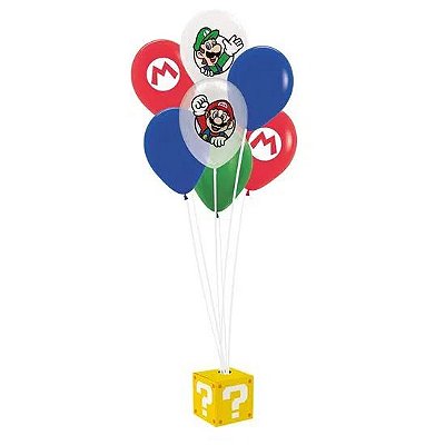 Kit Balões Super Mario Bros
