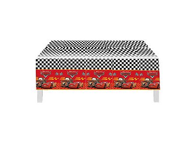 Toalha Plástica de Mesa Principal Festa Carros Disney - 180x120cm