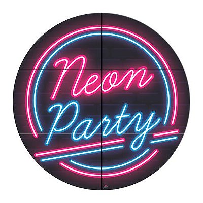 Painel de Festa Neon