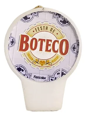 Vela Plana de Aniversário Festa Boteco 8CM