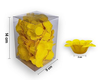 Forminha Florença Amarela - 40 unidades