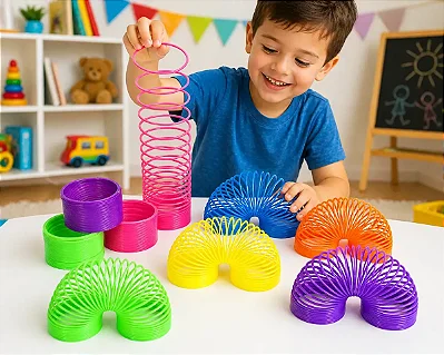 Brinquedo Mola Maluca Divertida 6CM - 1 Unidade