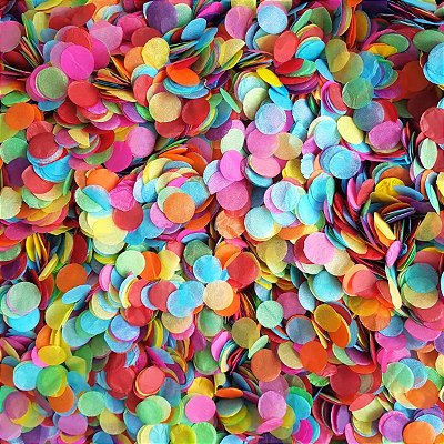 Confete Carnaval Decoração - 100 gramas