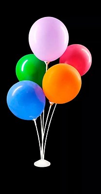Suporte para Balão Bexigas com 5 Hastes / Kit Arranjo. - 45 centímetros