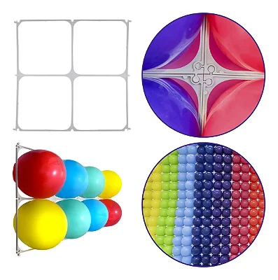 Suporte Tela Para Balões Bexiga Decora Fácil – 12 Módulos