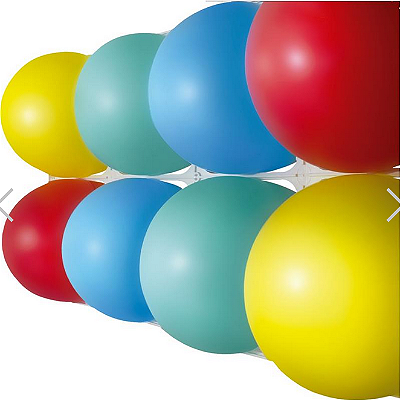 Kit Decora Fácil Tela para Balão 4 furos - 12 telas