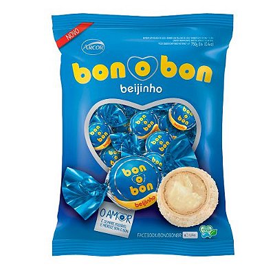 Bombom Beijinho Bon o Bon - 750 gramas