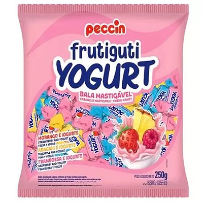 Bala Mastigável Frutiguti Yogurt - 400g - Aprox. 80 Unidades