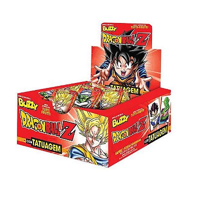 Chicletes Dragon Ball Tutti Frutti c/100 un - 400 gramas