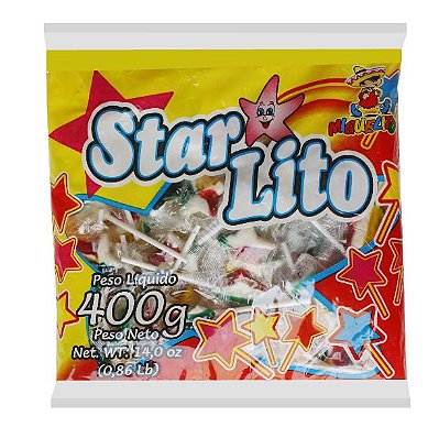 Pirulito Estrela Starlito 400G