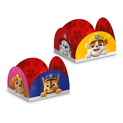 Porta Forminha Para Doces Patrulha Canina 3,5x3,5cm - 50 Unidades