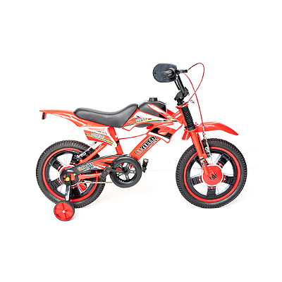 Bicicleta Aro 14 Infantil Bike Cross Vermelha Unitoys