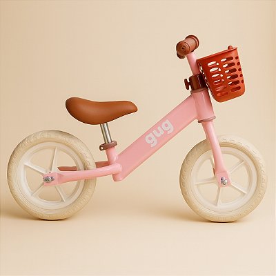 Bicicleta de Equilíbrio Infantil Glumi 12” com Cesto Removível