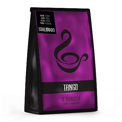 TANGO - Café especial com corpo médio, acidez média, aroma floral e fundo de baunilha