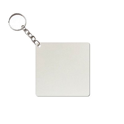 Chaveiro MDF Quadrado pct c/ 10 unidades