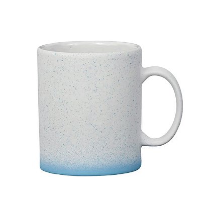 Caneca Branca Fosca Splash Azul