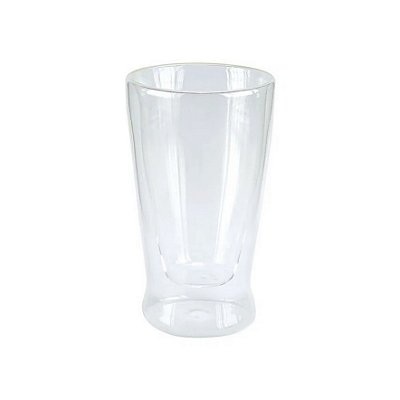 Copo Vidro Cristal Double Wall Agua/Suco 240ml
