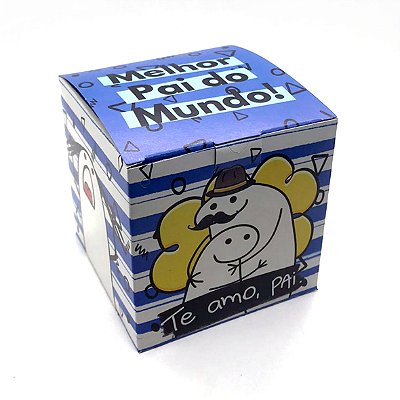 Caixinha P/ Caneca "Melhor Pai do Mundo" Pct c/ 6 un