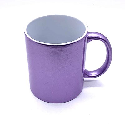 Caneca Perolada Lilas 325ml