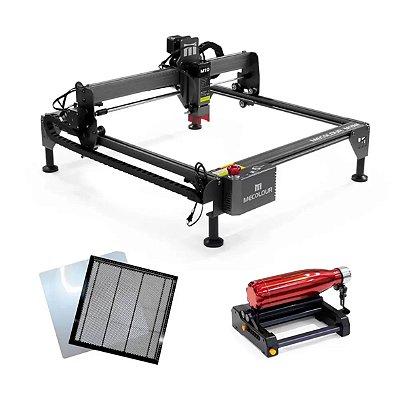 Maquina para Gravação a Laser M10w - MECOLOUR C/ Suporte Rotativo