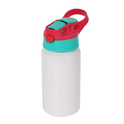 Squeeze Alumínio INFANTIL Tampa VERMELHO / VERDE
