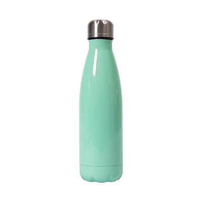 Garrafa Térmica Inox Verde Claro Lisa - 500ml