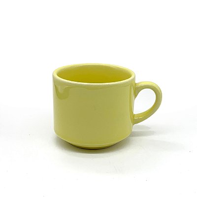 Xícara 180ml Amarela sem o Pires - Nacional Sublime