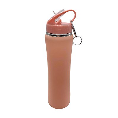 Squeeze Térmica 600ml - Gravação a Laser ou DTF Uv - Salmão
