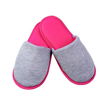 Pantufa Adulta Para Sublimação CINZA / ROSA
