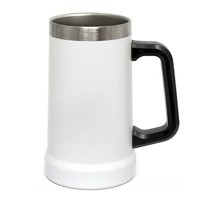 Caneca Térmica Inox Branca - 700ml