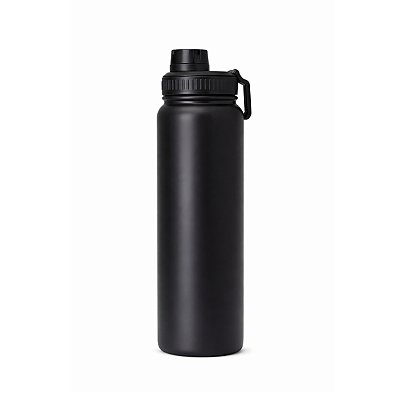Garrafa Térmica Com Tampa e Alça 800ml - Preto