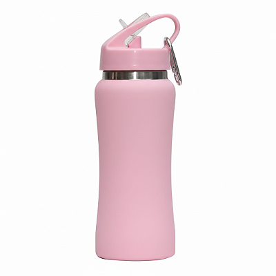 Mini Squeeze Térmica 350ml - Rosa Claro