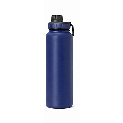 Garrafa Térmica Com Tampa e Alça 800ml - Azul Marinho