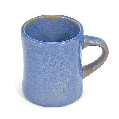 Caneca de Cerâmica Rústica Elemental Azul - 360ml
